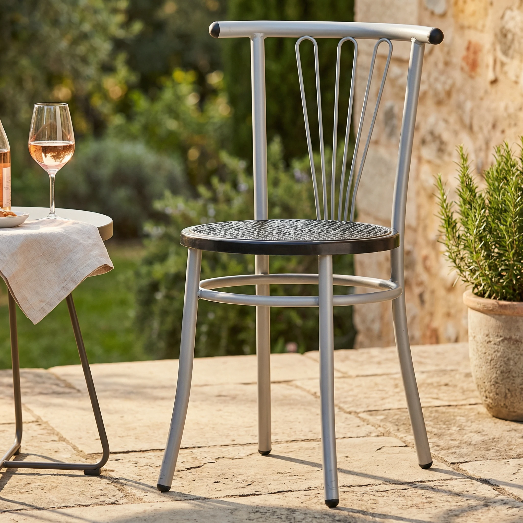 Chaises en aluminium Trimar